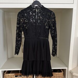 Elegant Black Lace Zara Dress